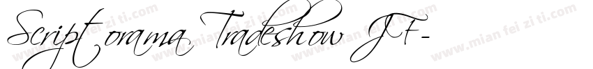 Scriptorama Tradeshow JF字体转换